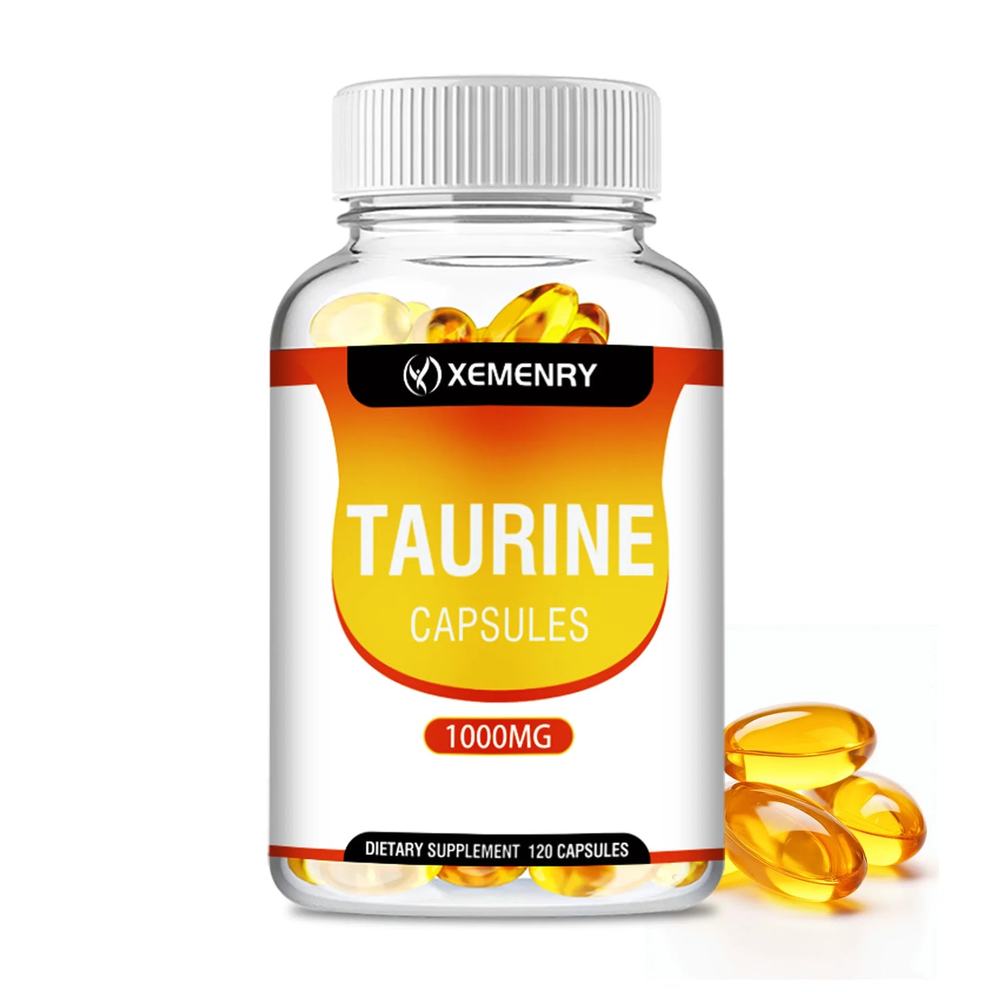 Taurine Supplement 1000mg - Heart, Nerve, Brain and Muscle Health - 120 Capsules