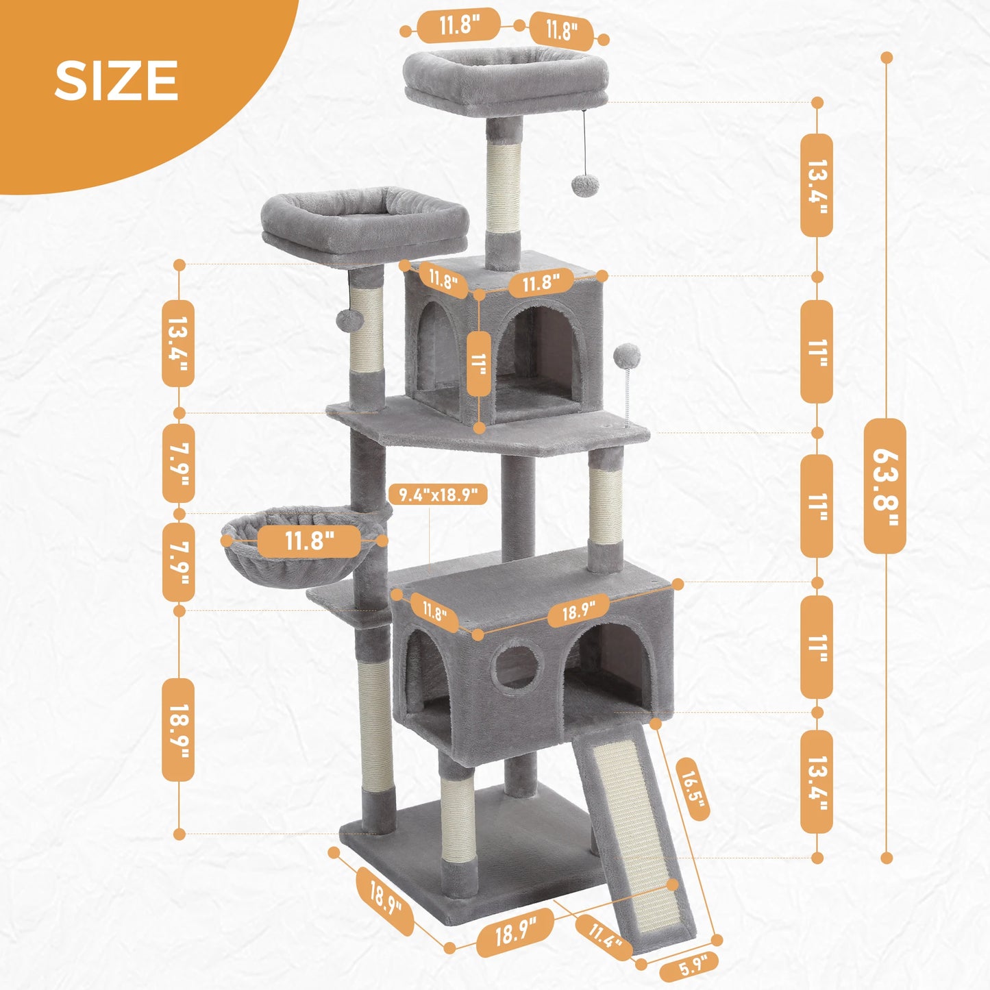 Multi-Level Cat Tree Tower Climb Furniture Scratching Post for Indoor House Pet Supplies Cozy Condo Toy Cozy Condo