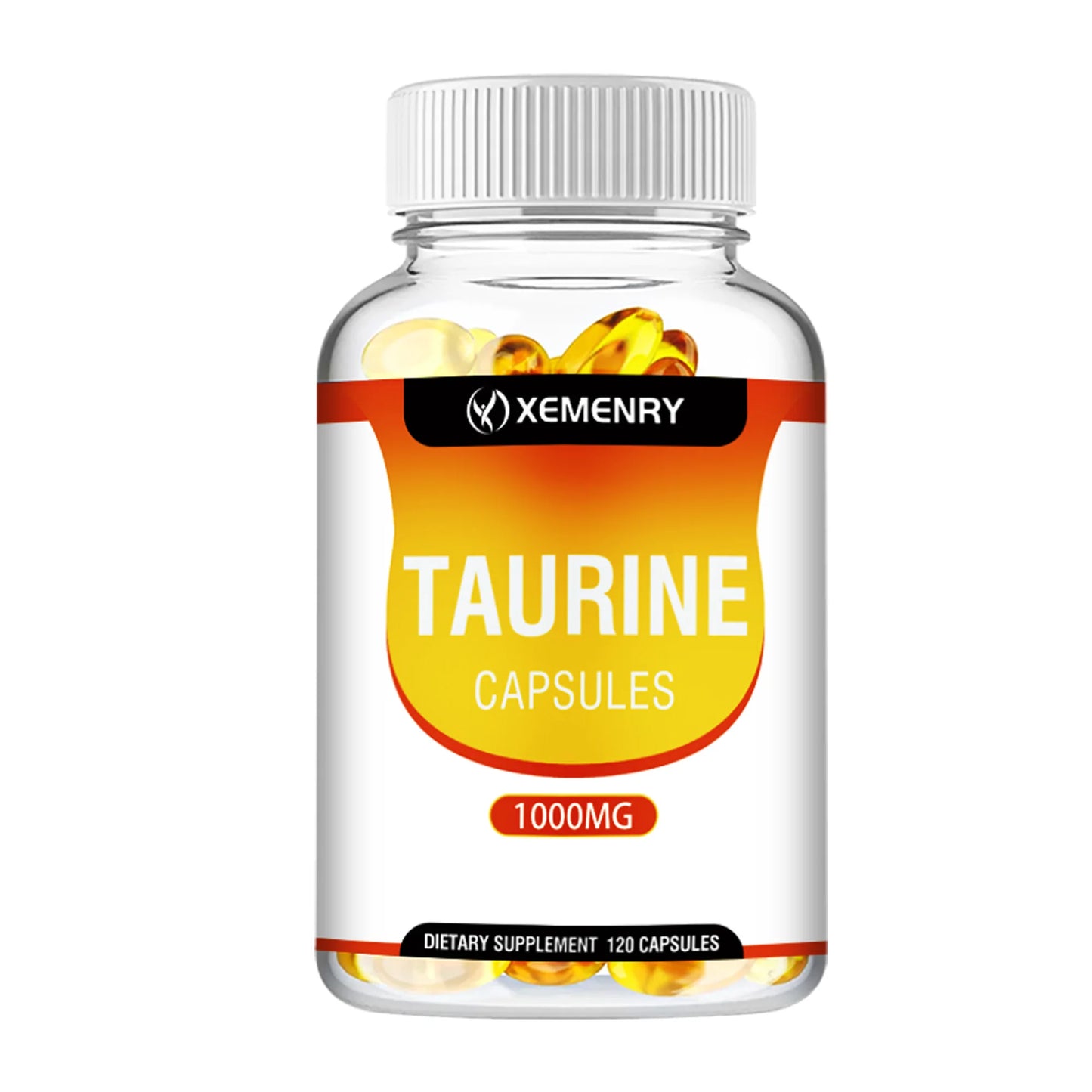 Taurine Supplement 1000mg - Heart, Nerve, Brain and Muscle Health - 120 Capsules