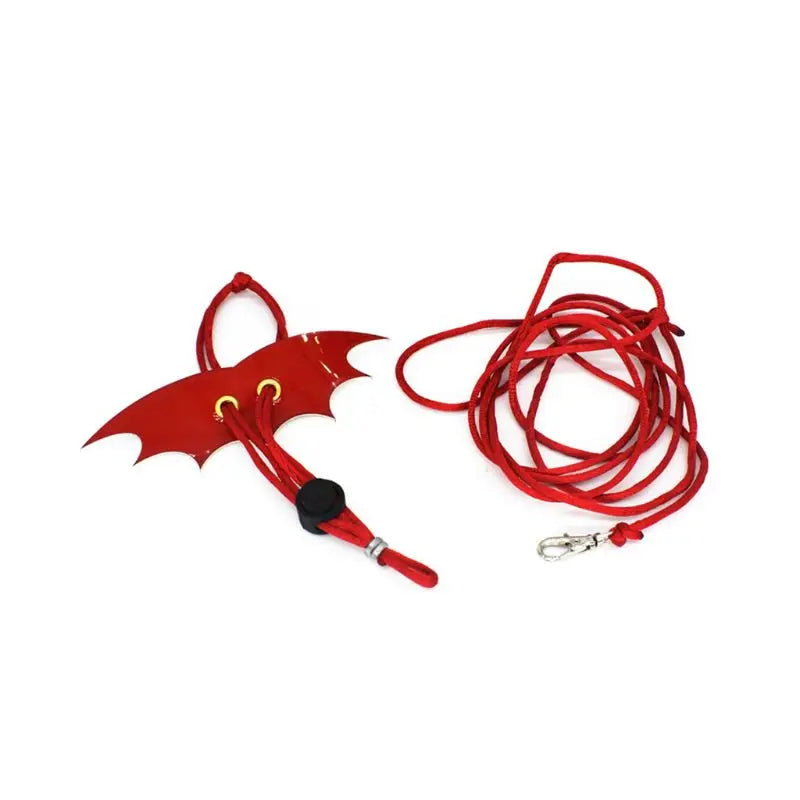 Pet Iguana Adjustable Wing Style Harness Climbing Rope Belt Small Lizard Reptile Imitation Leather Traction Leash