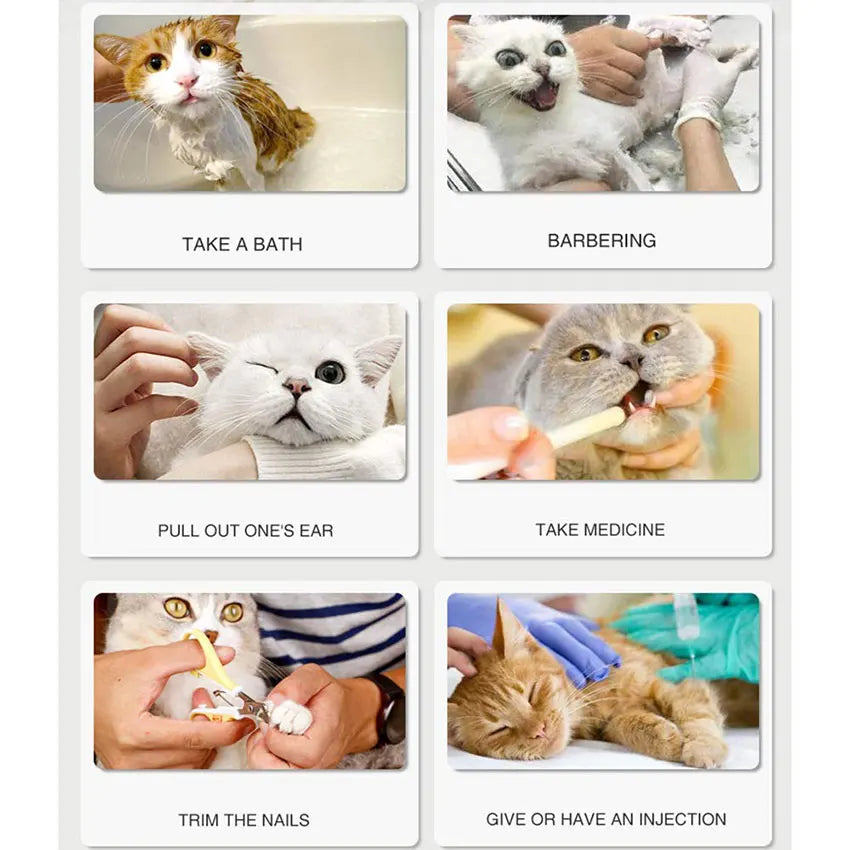 Adjustable Pet Cat Paw Protector for Bath Soft Silicone Anti-Scratch Shoes Cat Grooming supplies Checking Cat Paw Cover