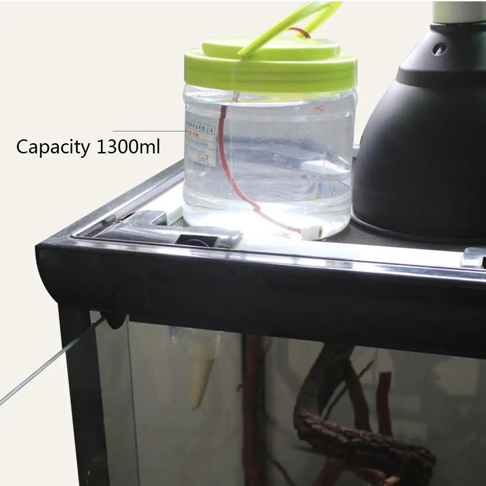 Chameleon Water Drinker Rainforest Cylinder Reptile Humidifier Flower Automatic Watering Sprinkler