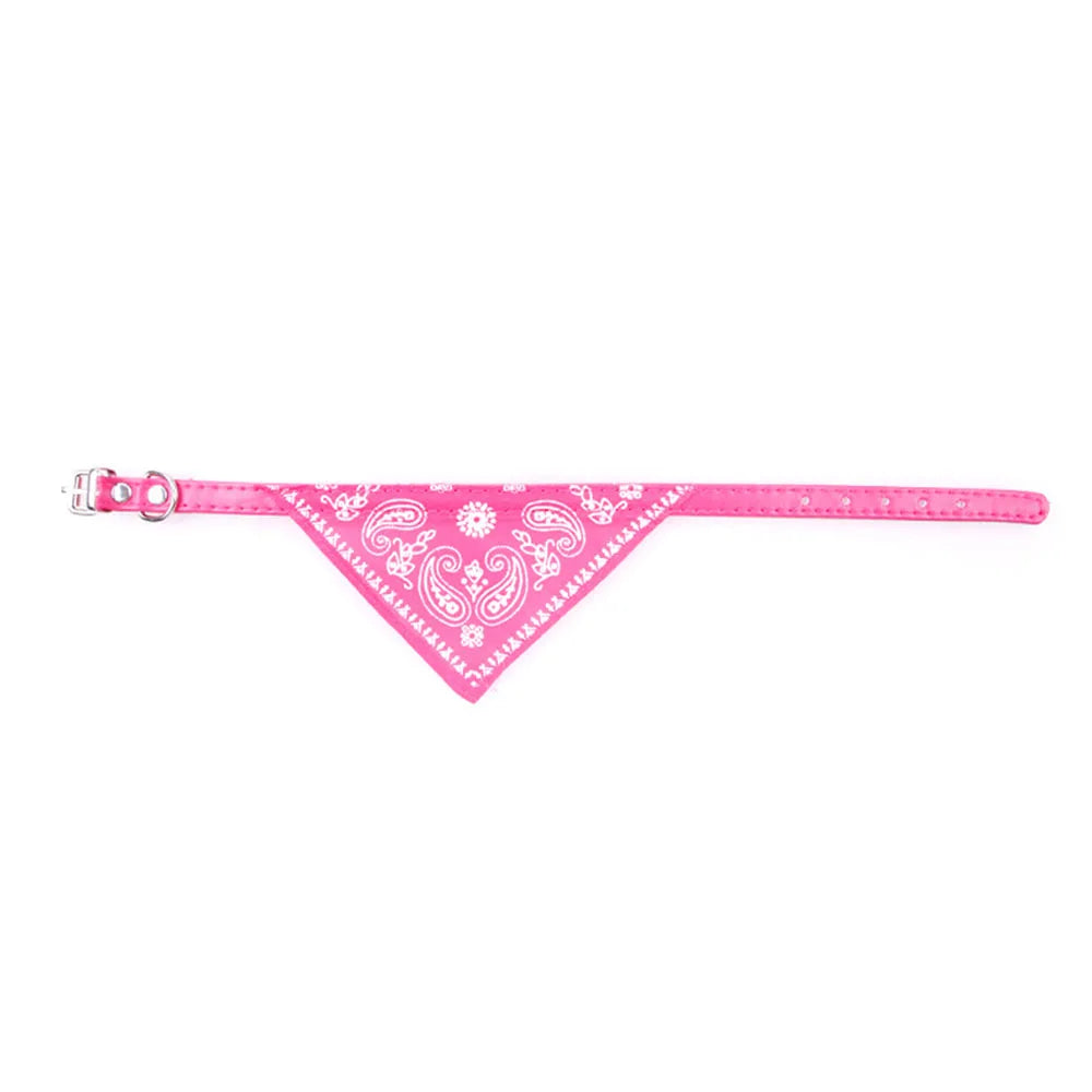 Cute Printed Bandana Cat Collar Puppy Dog Cat Scarf Collar Adjustable Triangular Pet Bandana Collar for Kittens Small Animals