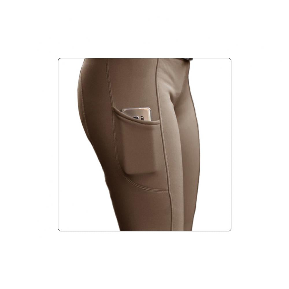 Women Horse Racing Pocket Hip Lift Horse Riding Tights Reithose Riding Pant Equestrian Pants Breeches Equestrian Leggings