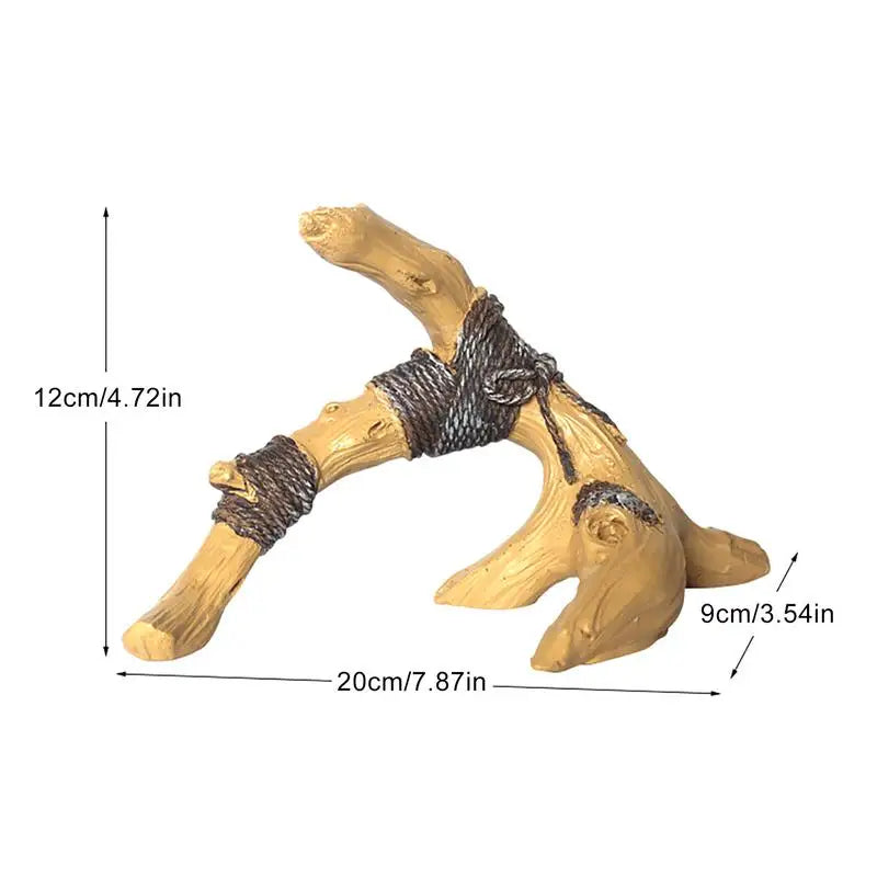 Snake Climbing Branch Resin Wood Reptile Climbing Decoration Branch Aquarium And Terrarium Decoration Climbing Rope Rack