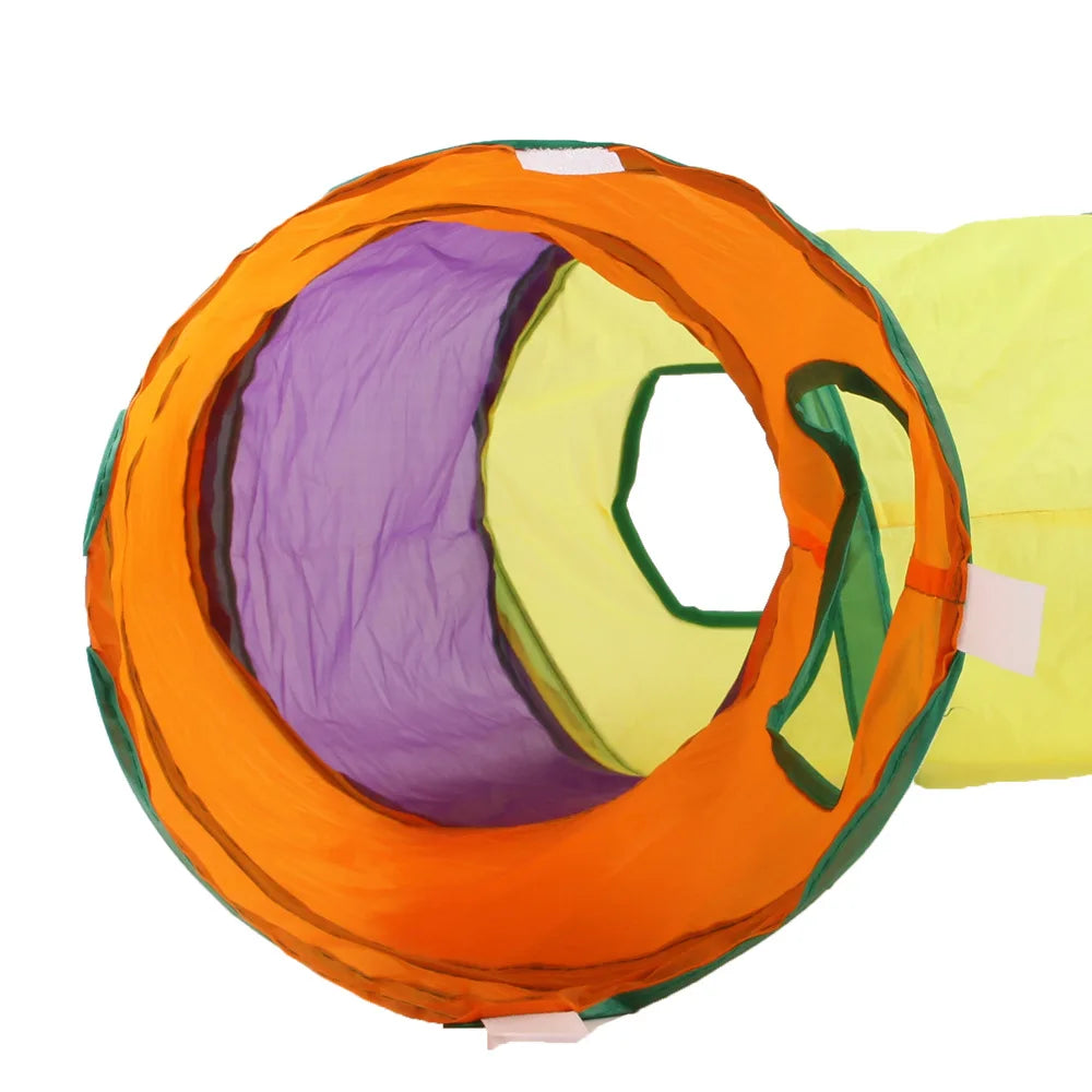 Can Be Freely Spliced Together Cat Rainbow Tunnel L-shaped Channel Can Be Folded Stored Rested Played and Universal Toy