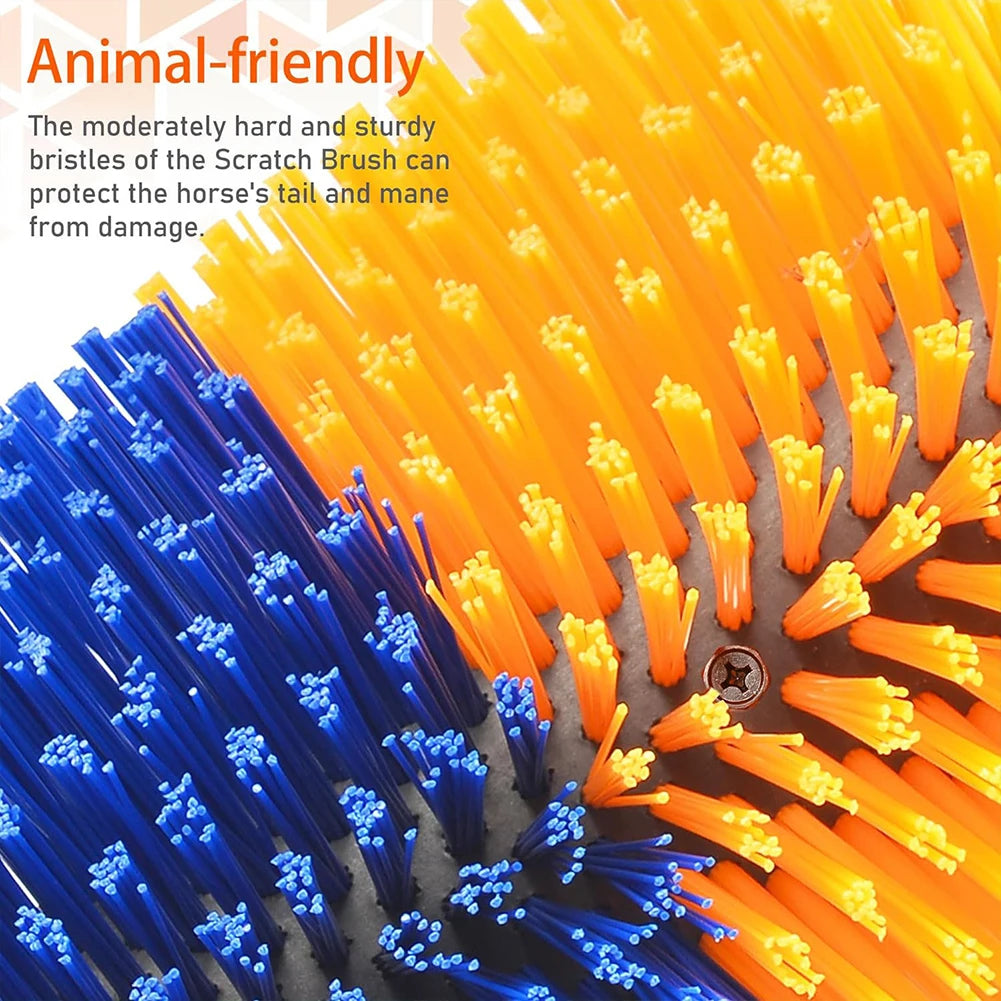 Massage Grooming Brush Relieve Itching on The Back of Livestock Cow Brush Livestock Scratching Brush for Horse Cattle Sheep