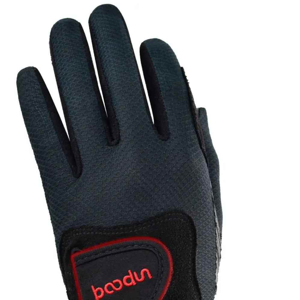 Suede Horse Riding Gloves Wear Resistant Anti-slip Equestrian Gloves Comfortable Lightweight Sports Riding Gloves