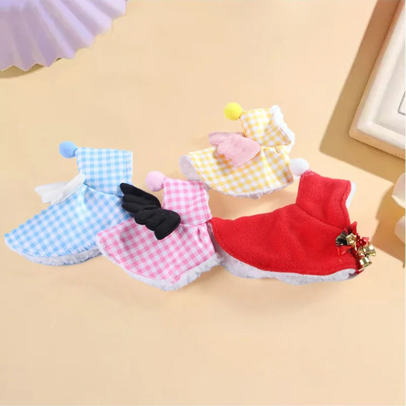 Parrot Cloak Thick and Warm in Winter Cockatiel Parakeet Christmas Coat Windproof Cloak for Going Out Bird Accessories 1pcs