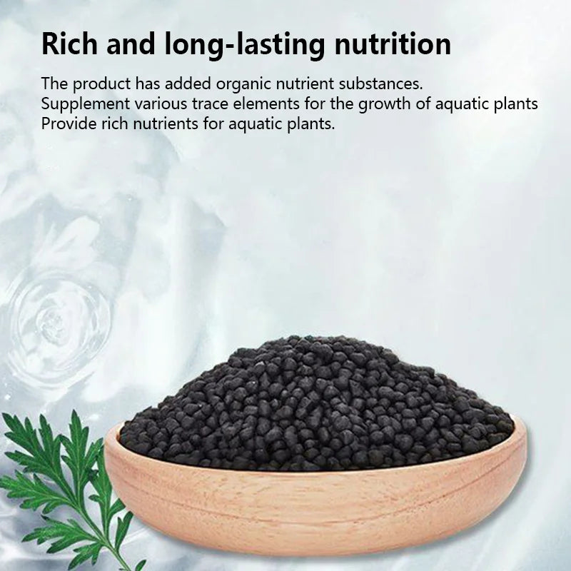 500g Aquarium Water Grass Mud Ceramsite Sand Landscaping Fish Tank Black Mud Bottom Sand Nutrient Soil