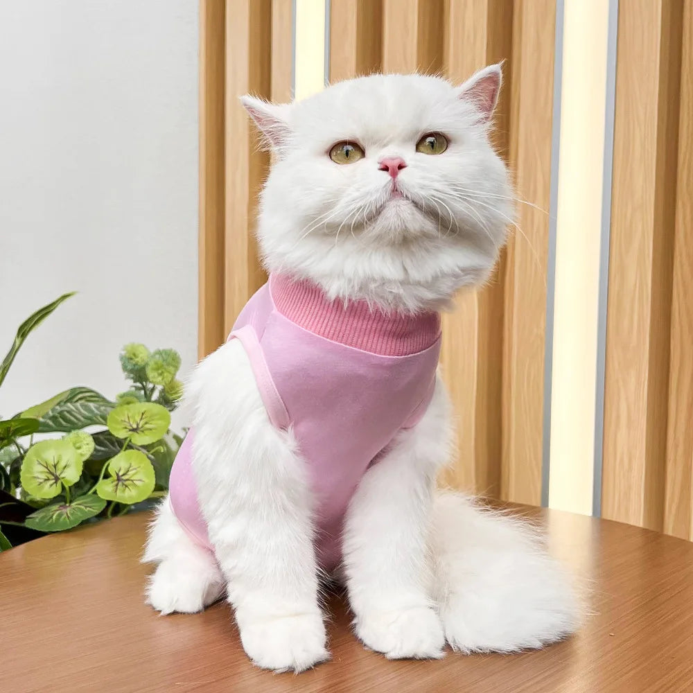Cats Surgery Recovery Suit for Small Medium Dog Cat Vest Pet Shirt Soft Pajamas After Surgery Wear Recovery Clothes Anti Licking