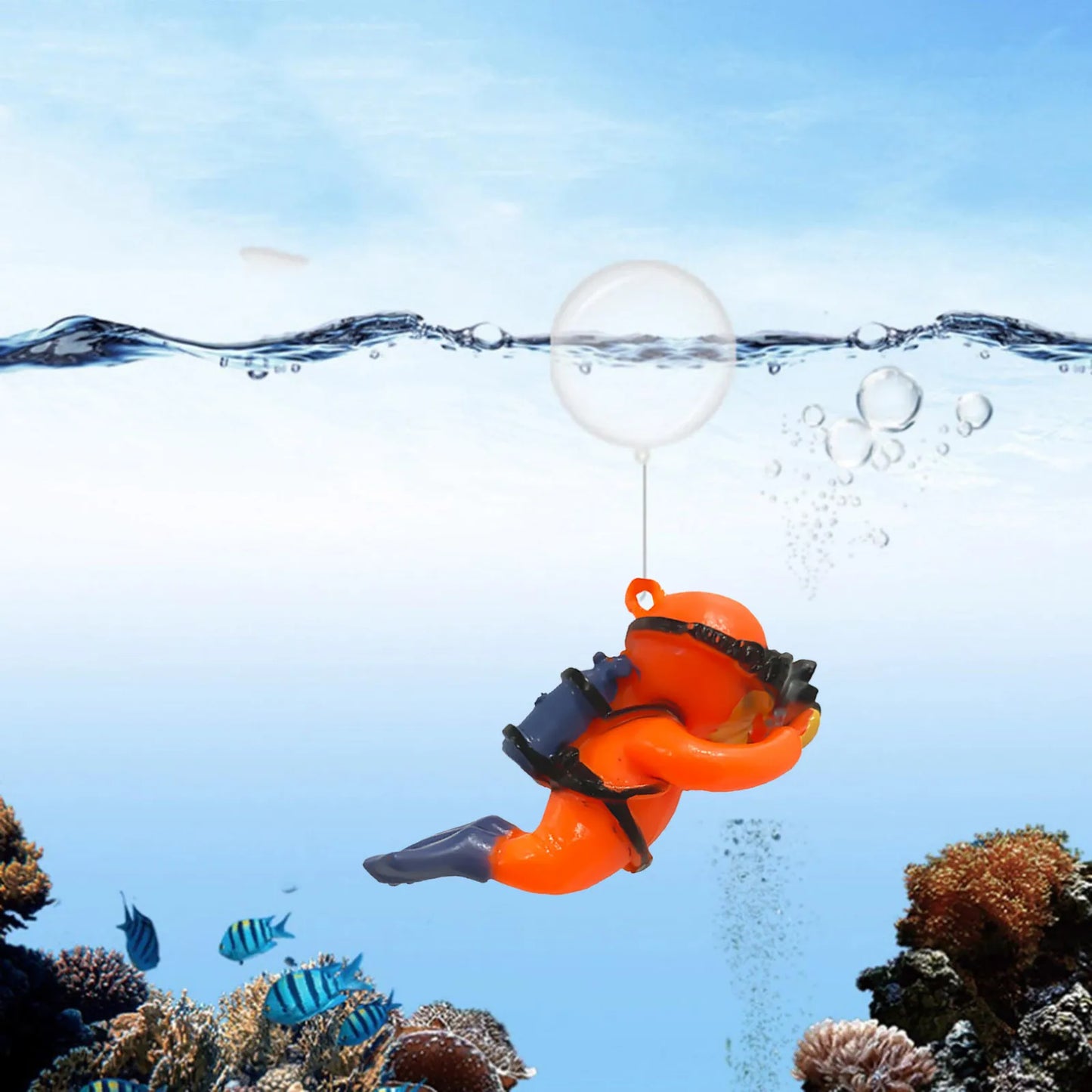 Kids Arts And Crafts Ages 2-5 Boys Fish Tank Diver Decoration Aquarium Gift