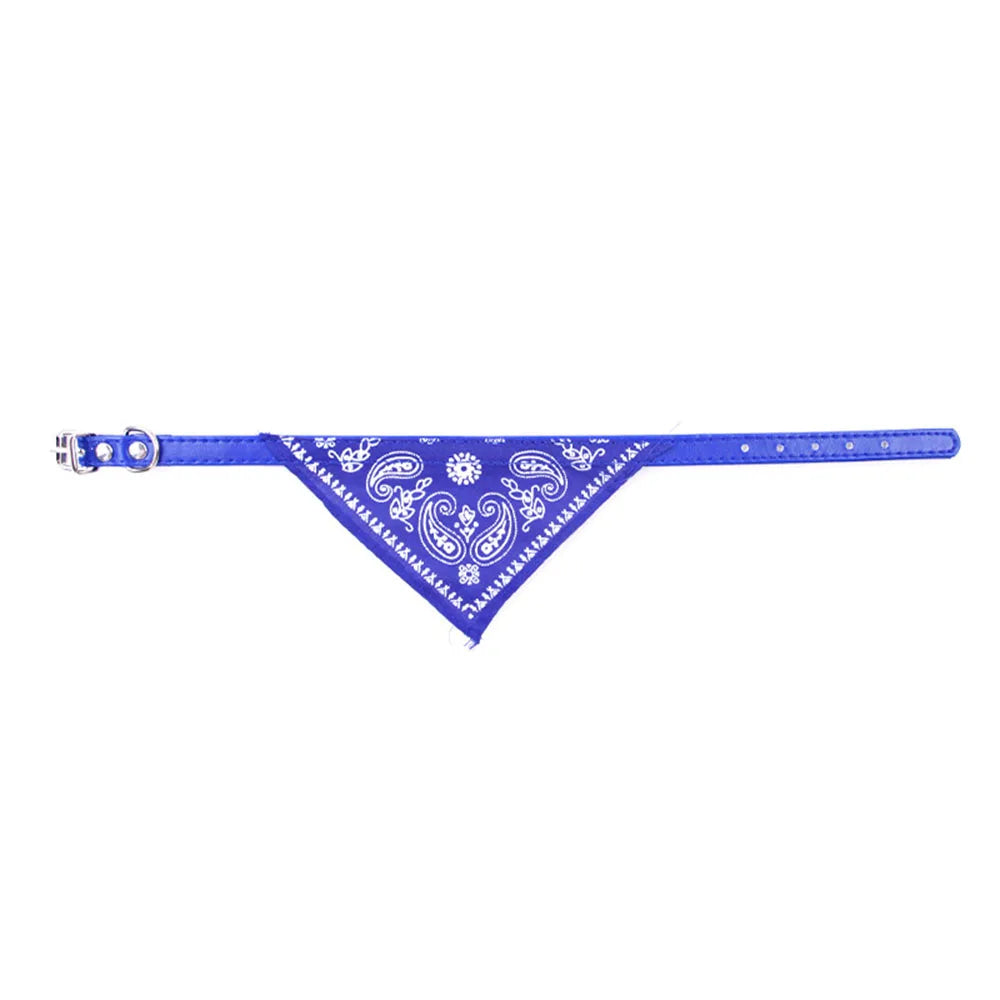 Cute Printed Bandana Cat Collar Puppy Dog Cat Scarf Collar Adjustable Triangular Pet Bandana Collar for Kittens Small Animals