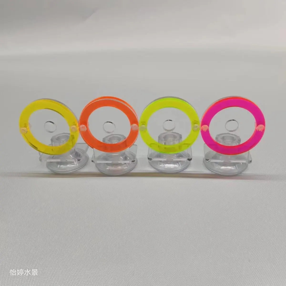 Fluorescent Coral Frag Plug Bracket Growing Holder Acrylic Rack Marine Reef Stand Aquarium Accessories Fish Tank Decoration