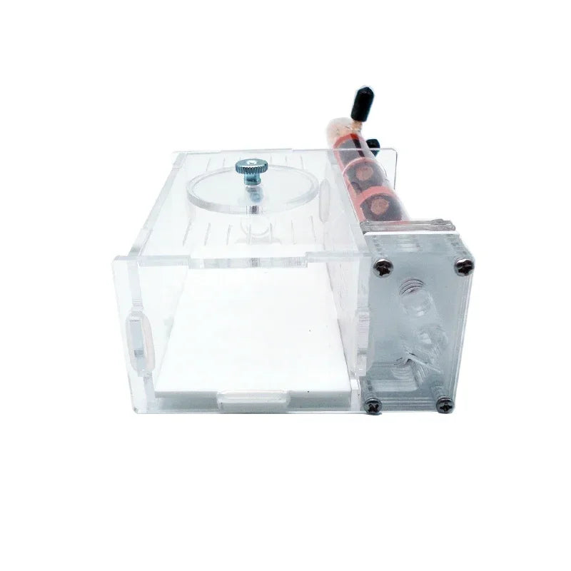 DIY Ant Farm 2 pcs 18-180mm Gypsum Bamboo Test Tube Nest with Feeding Area Pet Anthill Workshop Ant House Queen Ant Nest Castle