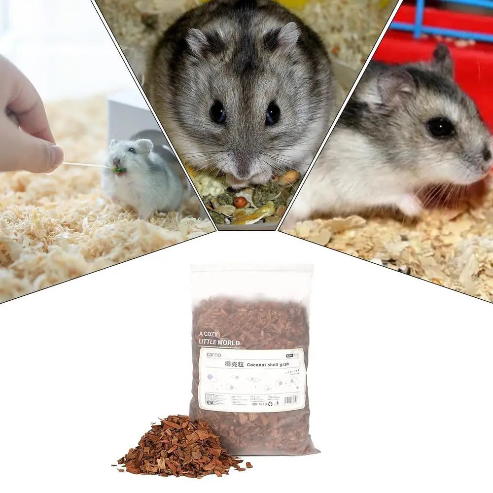 Bedding For Hamster Coco Chip Small Animal Substrate Heat Dissipation Enclosure Habitat Decor For Gerbil Odor Control