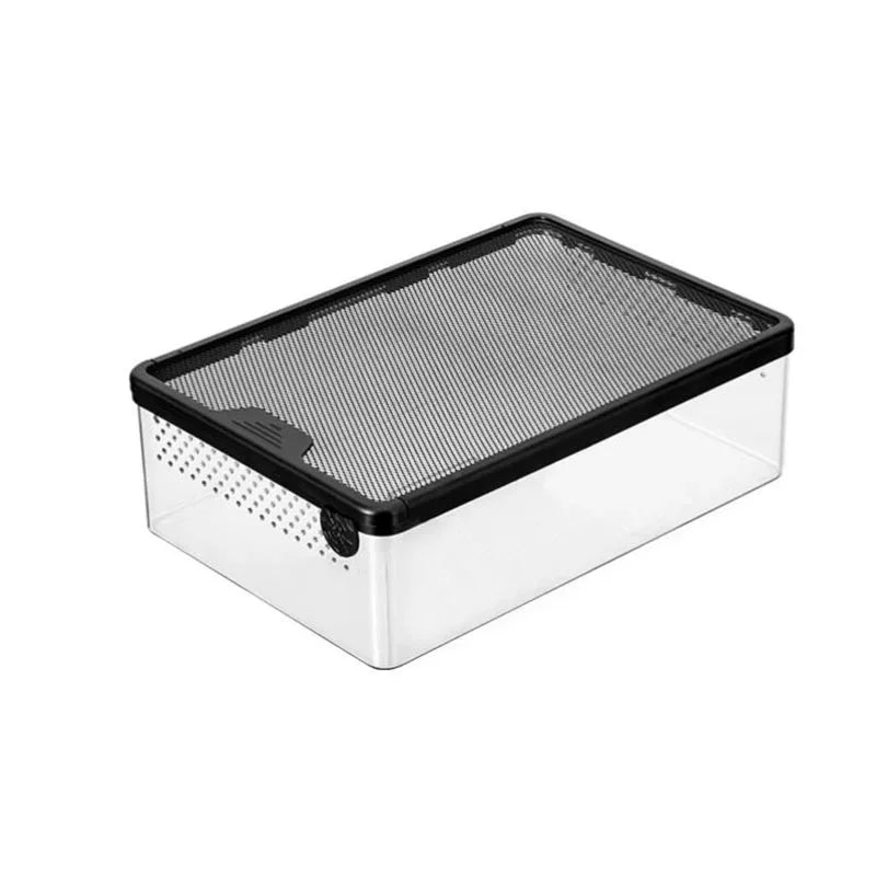 Transparent Reptile Pet Breeding Box Crawling Pet Feeding Box Lizard Silkworm Scorpion Beetle Insect Box Pet House Acrylic Cage