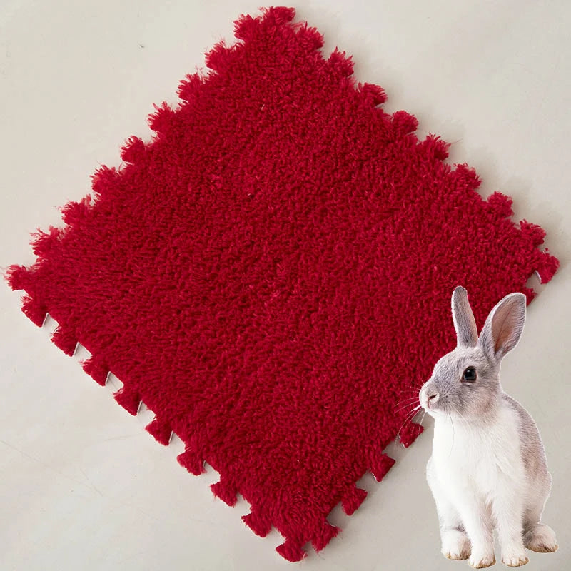 30*30cm 1-10Pcs Pet Warming Pad EVA Foam Guinea Pig Hamster Rabbit Soft Sleeping Mat Sleeping Mat Blanket Bed Pet Accessories