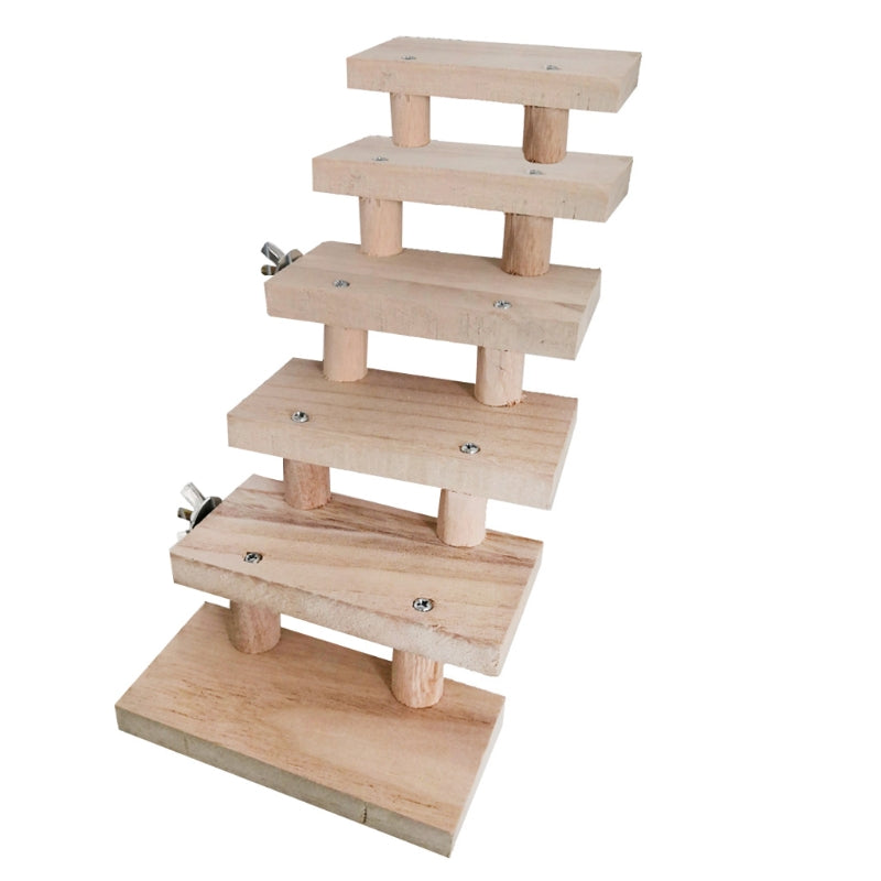 Ferret Hamster Small Animals Parrot Perch Climbing Stairs Exercise Toys Ladder Bridge Hamster Chew