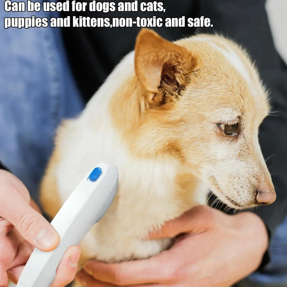 1pcs Cat & Dog electric Comb, removes loose hair fleas, and eggs:. Electronic lice Remover, suitable For Cats, Dogs, and Rabbits.