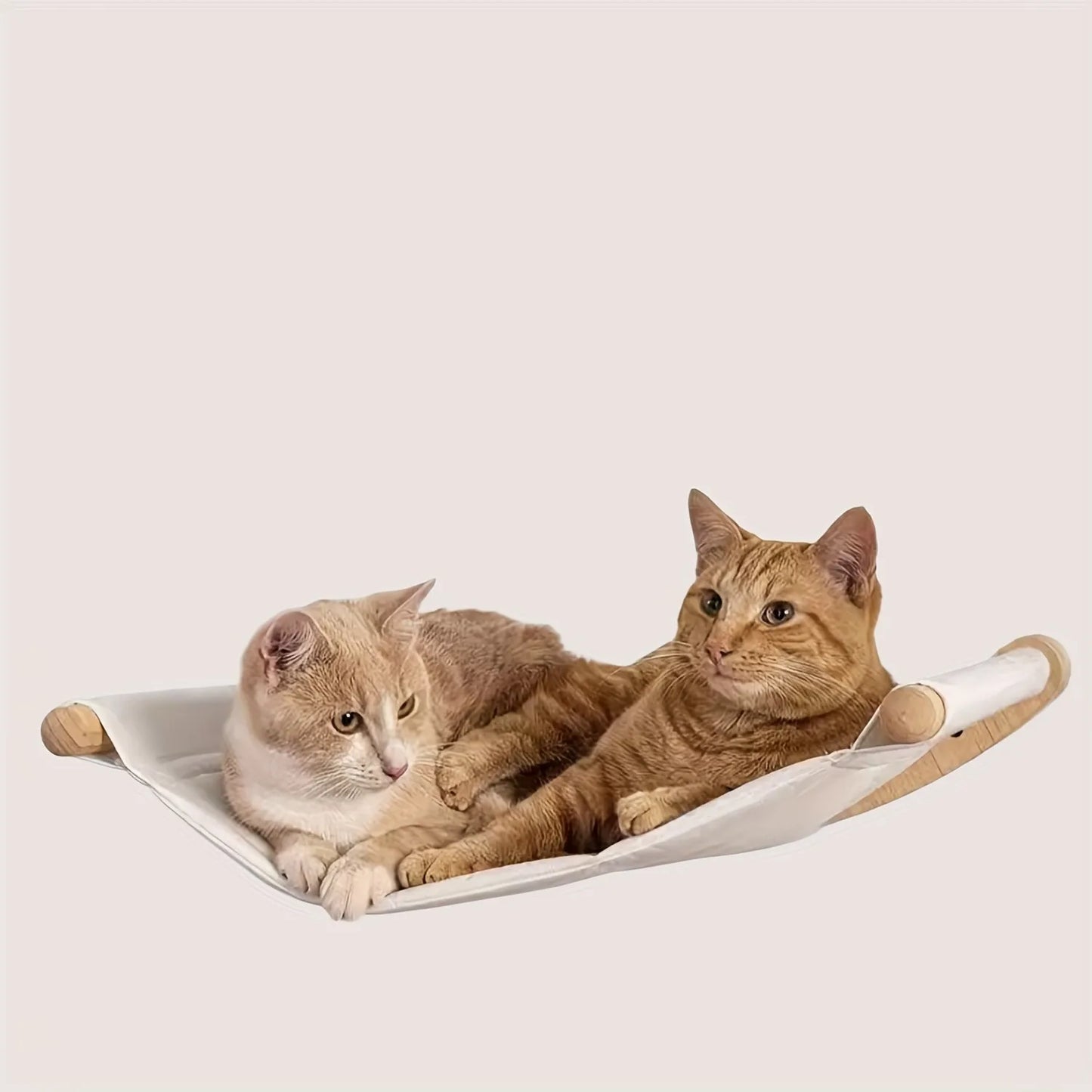 Cat Hammock Wall Mounted Cat Shelf With Two Steps - Cat Wall Shelves And Perches For Sleeping, Playing, Climbing, And Lounging -Sleeping, Playing, Climbing, And Lounging -