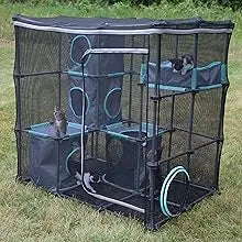 City Outdoor Cat Furniture and Play Kits for Cats, Outdoor Mega Kit