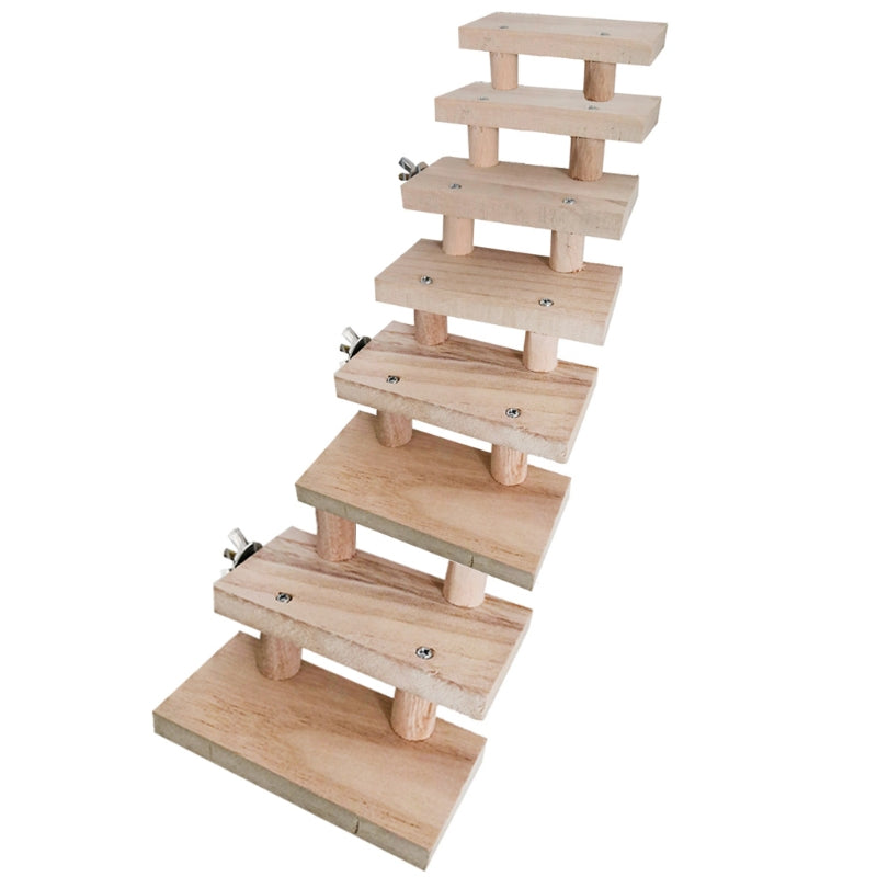 Ferret Hamster Small Animals Parrot Perch Climbing Stairs Exercise Toys Ladder Bridge Hamster Chew