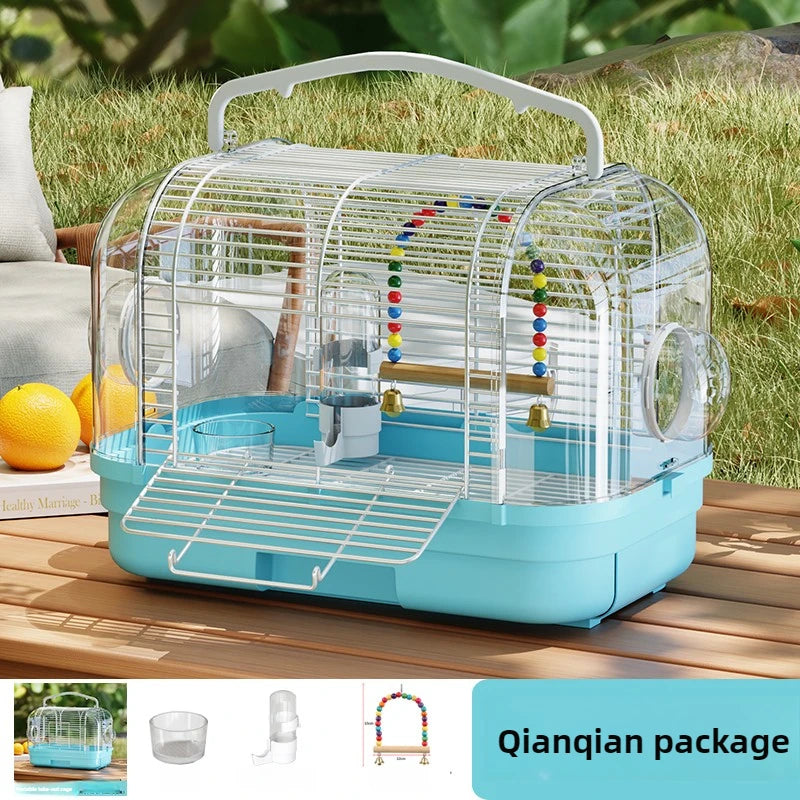 Portable Parrot Outside Cage Outdoor Bird Cage Special Bird Bag Easy Interaction Pet Carrying Supplies Household Bird House