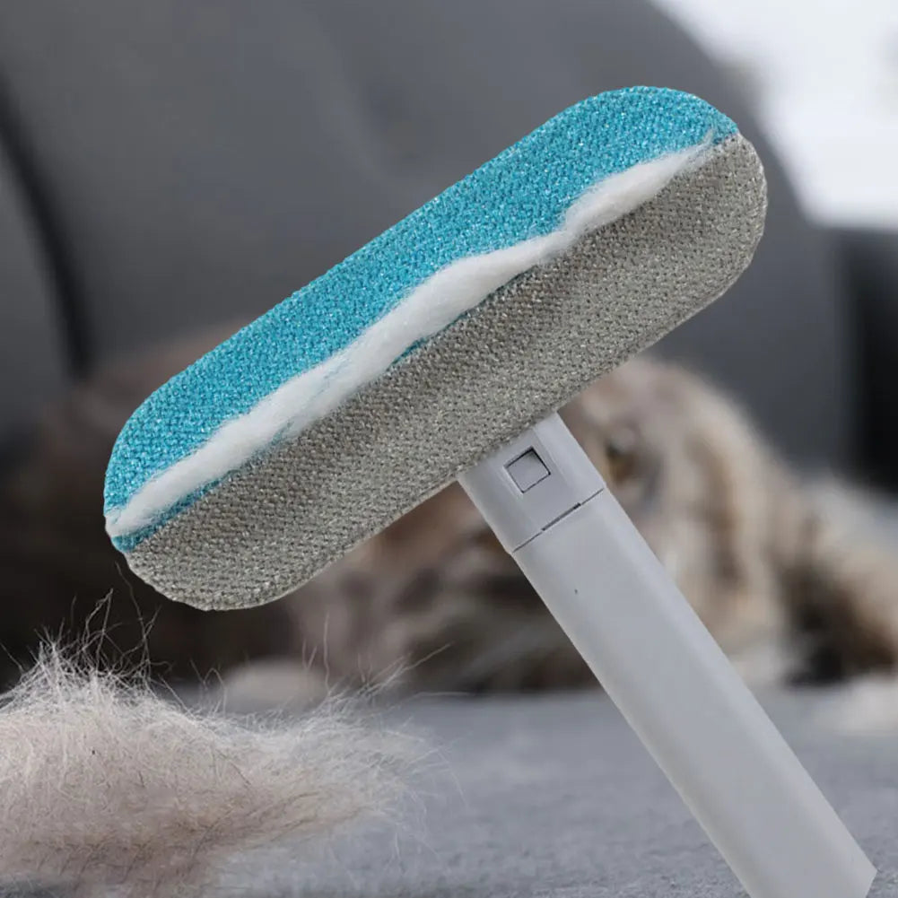 3 in 1 Pet Hair Remover Brush Long Handle Cleaning Brush Pet Fur Cleaning Tool Cat Dog Hair Remover Brush Pet Supplies