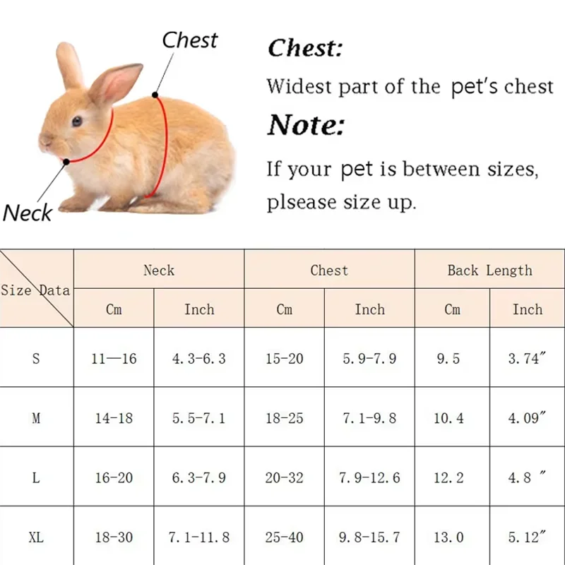 Mesh Breathable Ferret Bunny Harness Leash Set for Small Animals Rabbit Hamsters Summer Walking Pet Lead Pet Accessories