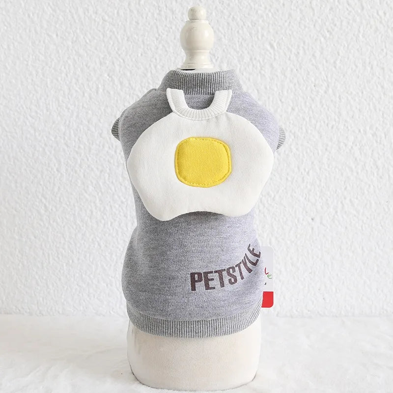 Rabbit Clothes Thickened Style Lop-eared Bunny Autumn/Winter Clothing Pet Dressing Supplies Rabbit Outing Accessories