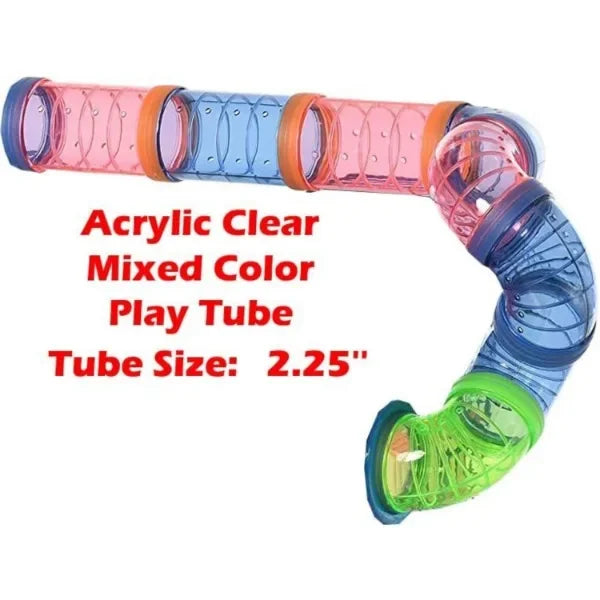 5-Floors Large Twin Tower Syrian Hamster Rodent Gerbil Mice Rat Home Cage with Crossover Tube Tunnel Expadible
