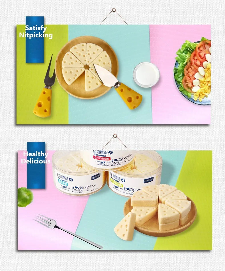 Pet Freeze-dried Food High Calcium Cheese Rich in Nutrients Cat or Dog Snacks Aid Digestion Snacks Calcium Supplements Dairy tablet