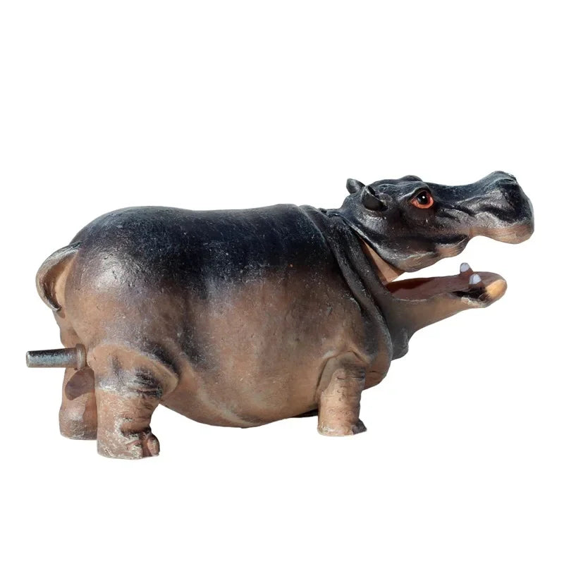 Fish Tank Decorations Hippo Creative Pneumatic Oxygen Pump Levels Aquarium Remove Oil Film Perfect Aquarium Ornament Air Bubbler