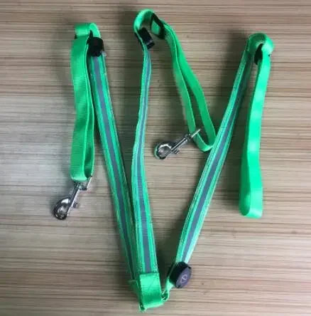 USB Rechargeable Horse Breastplate Harness Nylon Night Safety Three Charging Wires Riding Equipment Outdoor Visible At Night