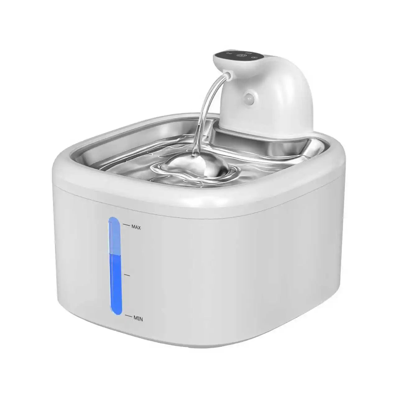 3.5L Cat Water Fountain Wireless Pet Water Dispenser With Stainless Steel Pallet 4000mAh Battery Motion-Sensing Water Dispensing Filter is available separately