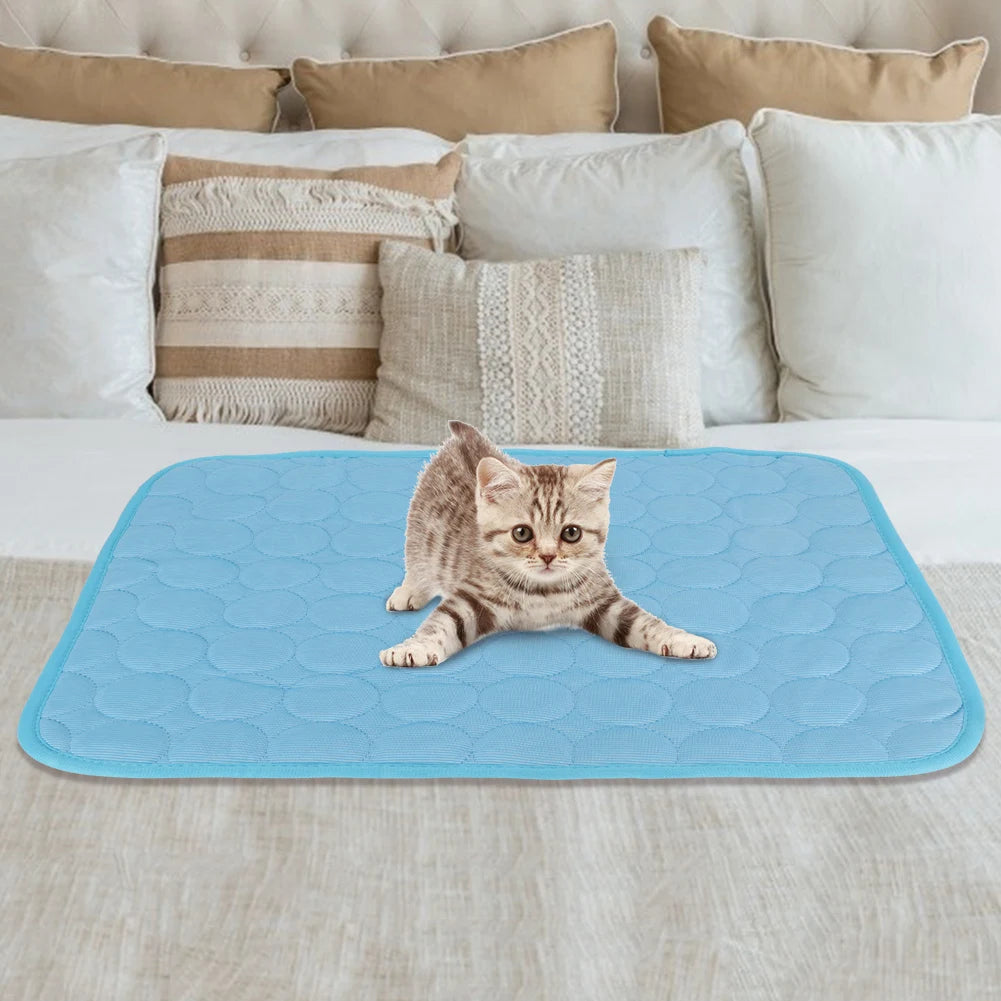 Cooling Mat for Dog Cat Pet Self Cooling Pillow Hot Weather Bed Cooling Mat Pet Mat Self Cooling Mat