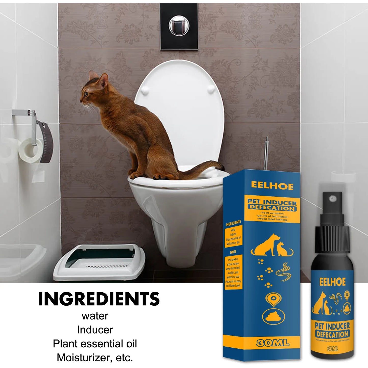 2pcs Pet Deodorant Gel + Potty Inducer For Puppy Training, Fresh And Deodorant For Cat & Dog Body Nest Air, Harmless To Pet