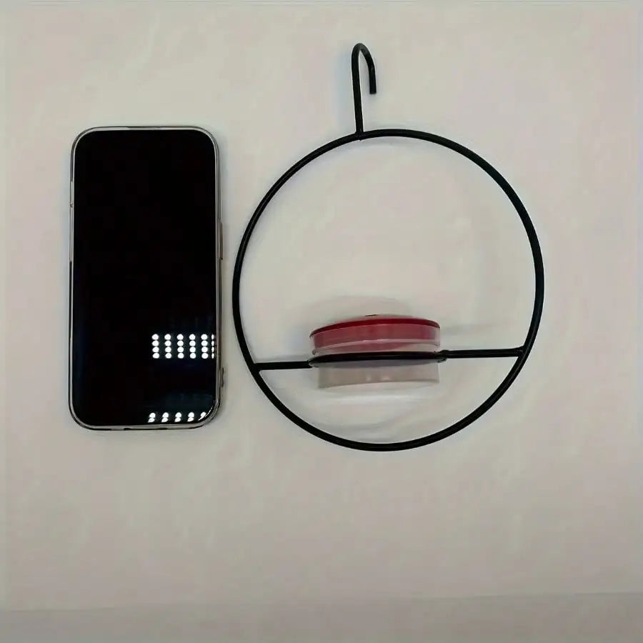 3pcs Metal Hanging Hummingbird Feeder With Red Glass Bottles, Transparent Design & Perches - No Electricity/Battery Needed
