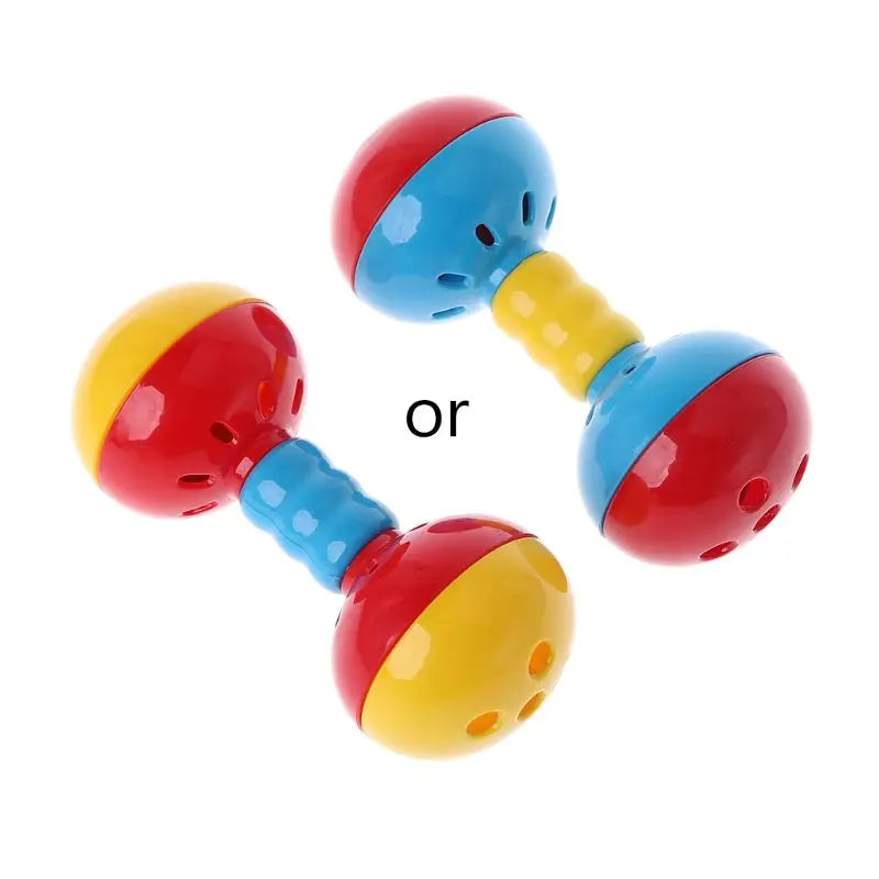 Bird Colorful Plastics Interactive Dual Balls Parrot Toy for African Greys Cockatoo Small Medium Parrots