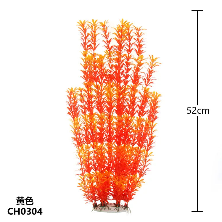 56cm Large Simulation Aquatic Plants Artificial Underwater Grass Aquarium Fish Tank Accessories Floating Plants