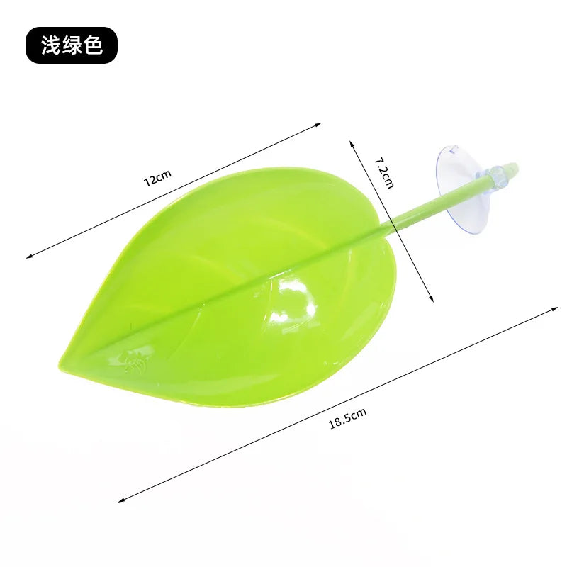 Climbing Pet Suspended Nest with Suction Cup, Simulating Plant Leaves To Avoid Climbing and Habitat, Creating Scenery