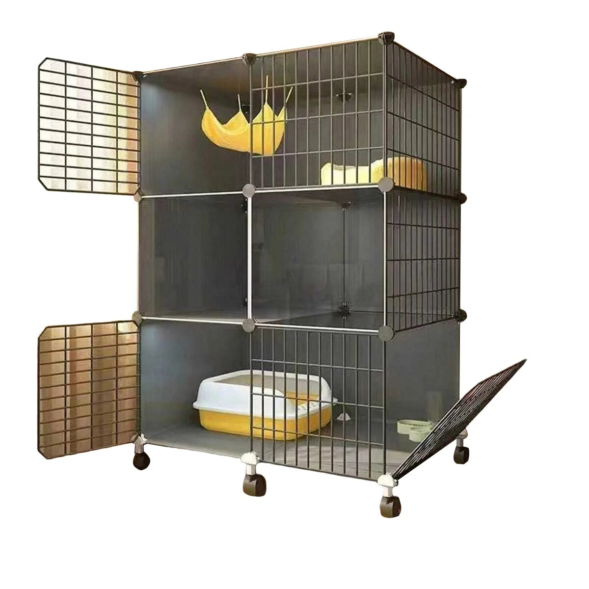 Cat Cage, Household Indoor Small Apartment, Cat Villa, Cat House, Cat Nest, Integrated Does Not Occupy an Area
