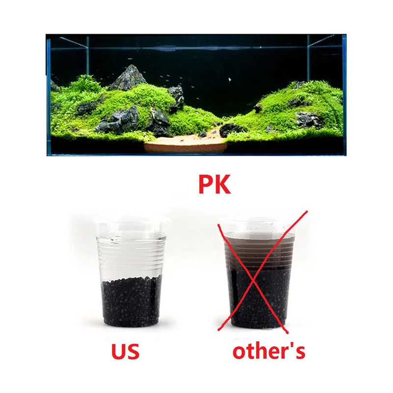 Black Sand Aquarium Substrate 100g Fish Tank Bottom Sand for Succulents
