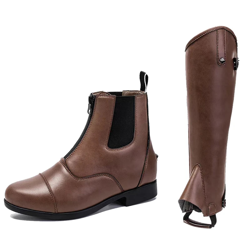 Equestrian Boots Ankle Boots Sizes 25-44 Riding Boots Equestrian Equipment Wear-resistant And Anti-slip Professional Boots