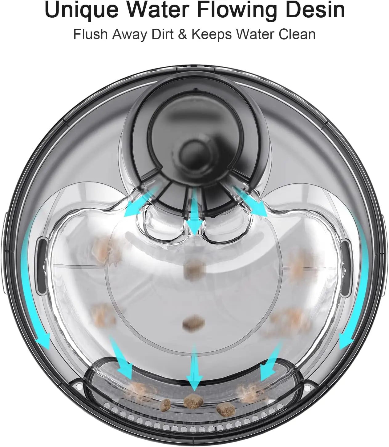 Dog Water Fountain, 170oz/1.3Gallon/5L Large Automatic Pet Water Dispenser Dog Water Bowl for Cat, Dogs, Multiple Pets