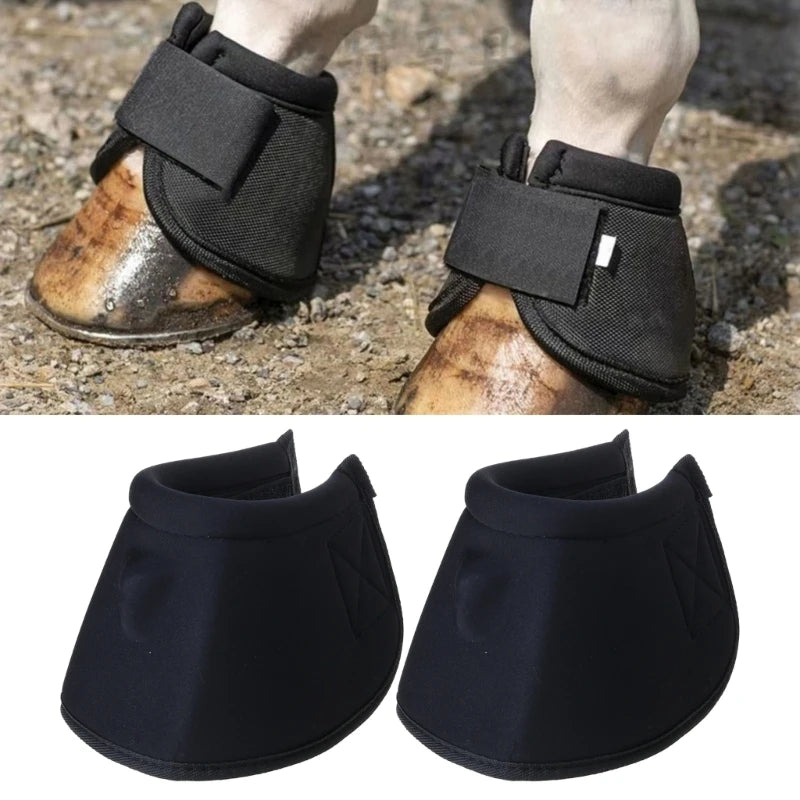 Horse Bells Boot Horse Care Boot Tear Resistant Horse Protective Bells Boot Protective Gear Accessories for Training