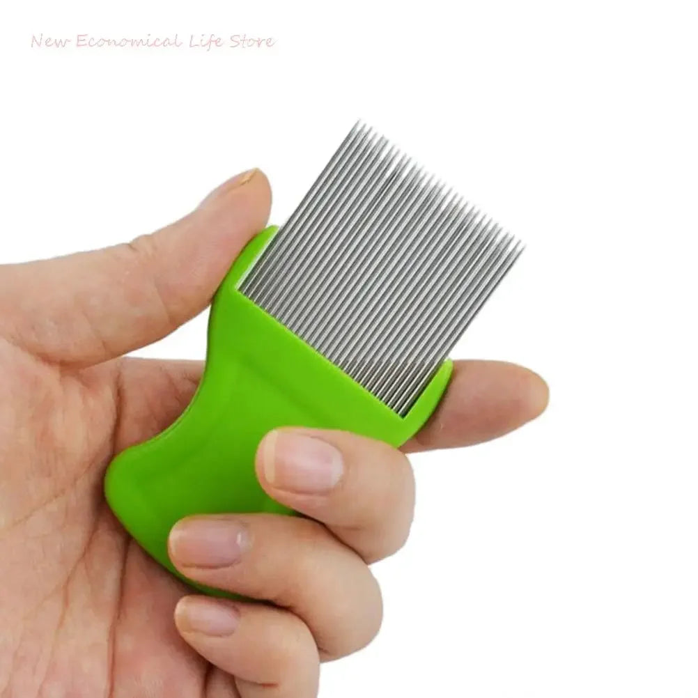 Stainless Steel Dog Cat Pets Comb Grooming Brushes Cheopis Cootie Anoplura Flea Lice Random Color