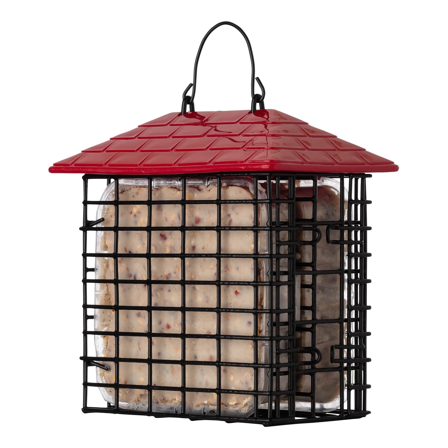 Double Suet Feeder with Weather Guard, Wild Bird, Assorted Colors, Weatherproof
