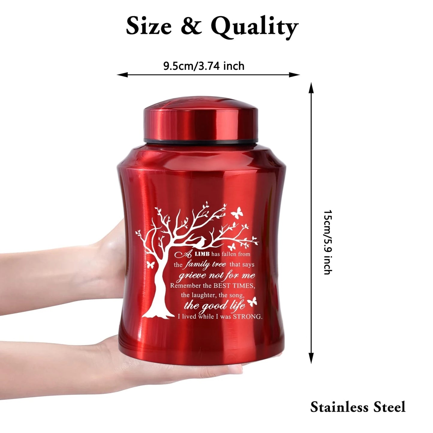 Tree of Life Cremation Urns for Human Pet Ashes - Decorative Memorial Funeral Burial Urn for Ashes Male Female Dad Mom Dogs Cats